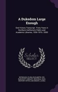 Enlarge image Cover: A Dukedom Large Enough - Palala Press