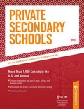 Cover: Private Secondary Schools 2010-2011 - Peterson's Guides,U.S.