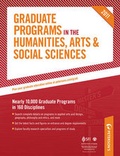 Cover: Graduate Programs in the Humanities, Arts & Social Sciences - Peterson's Guides,U.S.