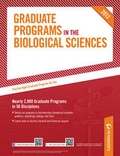Cover: Graduate Programs in the Biological Sciences - Peterson's Guides,U.S.