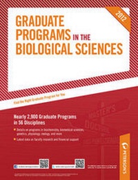 Enlarge image Cover: Graduate Programs in the Biological Sciences - Peterson's Guides,U.S.