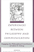 Cover: Experiences between Philosophy and Communication - State University of New York Press