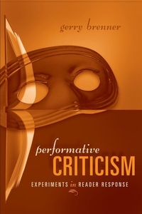 Enlarge image Cover: Performative Criticism - State University of New York Press