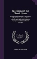 Cover: Specimens of the Classic Poets - Palala Press