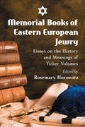 Cover: Memorial Books of Eastern European Jewry - McFarland & Co Inc