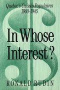 Cover: In Whose Interest? - McGill-Queen's University Press