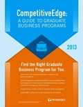 Cover: CompetitiveEdge:A Guide to Business Programs 2013 - Peterson's