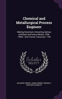 Enlarge image Cover: Chemical and Metallurgical Process Engineer - Palala Press