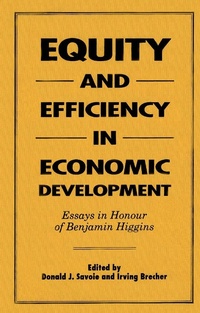 Enlarge image Cover: Equity and Efficiency in Economic Development - Arc Humanities Press