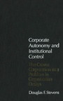 Cover: Corporate Autonomy and Institutional Control - De Gruyter