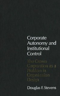 Enlarge image Cover: Corporate Autonomy and Institutional Control - De Gruyter