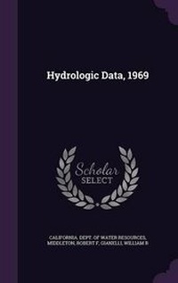 Enlarge image Cover: Hydrologic Data, 1969 - Palala Press