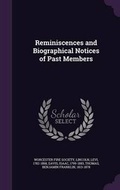 Cover: Reminiscences and Biographical Notices of Past Members - Palala Press