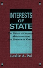 Cover: Interests of State - McGill-Queen's University Press