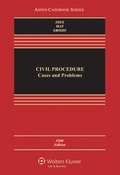 Cover: Civil Procedure - Wolters Kluwer Law & Business