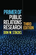 Cover: Primer of Public Relations Research, Third Edition - Guilford Press