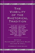Cover: The Viability of the Rhetorical Tradition - State University of New York Press