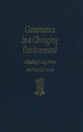 Cover: Governance in a Changing Environment - McGill-Queen's University Press