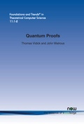 Cover: Quantum Proofs - now publishers Inc
