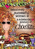 Cover: Behind Every Successful Woman Is a Substantial Amount of Chocolate - Blue Mountain Arts