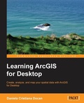 Cover: Learning ArcGIS for Desktop - Packt Publishing
