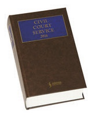 Enlarge image Cover: Civil Court Service 2016 - Jordan Publishing