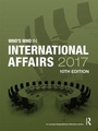 Bild: Who's Who in International Affairs 2017 - Europa Publications Ltd