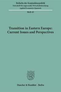 Abbildung von: Transition in Eastern Europe: Current Issues and Perspectives - fibre