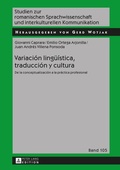 Cover: Variaci&oacute;n ling&uuml;&iacute;stica, traducci&oacute;n y cultura - Peter Lang Verlag