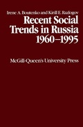 Cover: Recent Social Trends in Russia 1960-1995 - De Gruyter