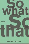 Cover: So What So That - Coffee House Press
