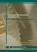 Cover: Advanced Manufacturing Technologies - Trans Tech Publications Ltd