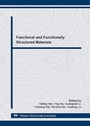 Cover: Functional and Functionally Structured Materials - Trans Tech Publications Ltd