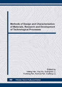 Enlarge image Cover: Methods of Design and Characterization of Materials, Research and Development of Technological Processes - Trans Tech Publications Ltd