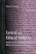 Cover: Lyrical and Ethical Subjects - State University of New York Press