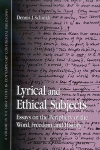 Enlarge image Cover: Lyrical and Ethical Subjects - State University of New York Press