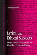 Cover: Lyrical and Ethical Subjects - State University of New York Press
