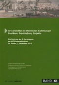Cover: Ortsansichten in &ouml;ffentlichen Sammlungen. Best&auml;nde, Erschlie&szlig;ung, Projekte - Nieder&ouml;sterreichisches Institut f&uuml;r Landeskunde