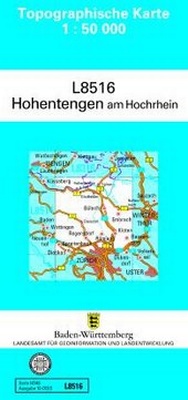 Abbildung von: L8514 Laufenburg (Baden) - Landesamt für Geoinformation und Landentwicklung Baden-Württemberg (LGL)