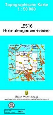 Abbildung von: L8516 Hohentengen am Hochrhein - Landesamt für Geoinformation und Landentwicklung Baden-Württemberg (LGL)