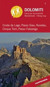 Abbildung von: 360° Panorama-Wanderkarte Croda da Lago - Athesia-Tappeiner Verlag