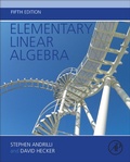 Cover: Elementary Linear Algebra - Academic Press
