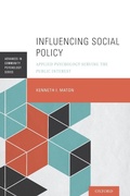 Cover: Influencing Social Policy - Oxford University Press Inc