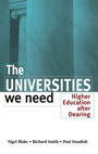 Cover: The Universities We Need - Routledge
