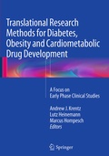 Cover: Translational Research Methods for Diabetes, Obesity and Cardiometabolic Drug Development - Springer