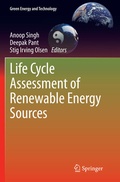 Cover: Life Cycle Assessment of Renewable Energy Sources - Springer
