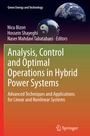 Cover: Analysis, Control and Optimal Operations in Hybrid Power Systems - Springer