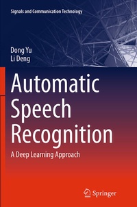 Enlarge image Cover: Automatic Speech Recognition - Springer
