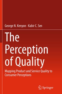 Enlarge image Cover: The Perception of Quality - Springer