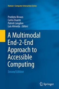 Enlarge image Cover: A Multimodal End-2-End Approach to Accessible Computing - Springer